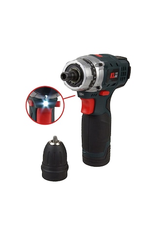 Klpro KLNM1020 10.8V 2.0 Ah Li-ion Çift Akülü Darbesiz Matkap Vidalama