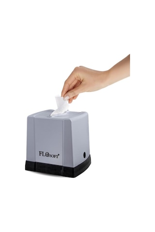 Flora Cömert Peçetelik, Dekoratif Peçete Dispenseri Ve Düzenleyicisi F291 Gri