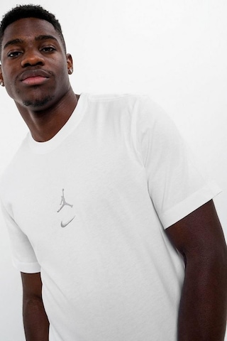 Nike Jordan Mvp Men's Jumpman T-shirt Erkek Günlük Nakış Swoosh Pamuklu Tişört Beyaz Beyaz