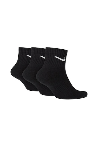 Nike Everyday Cush Ankle Sports Socks 3 Pack Sx7667-010 Siyah