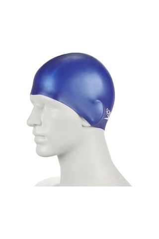 Speedo Silikon Çocuk Yüzücü Bonesi Lacivert Çok Renkli