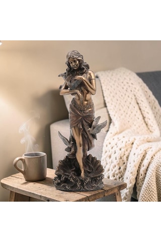 Dekoratif Afrodit Biblo Wise Veronese Antik Yunan Mitolojisi Poliresin Obje 28 Cm .