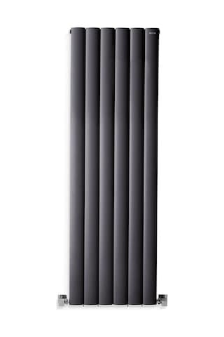 1400x475mm Lilac Dikey Antrasit Alüminyum Radyatör