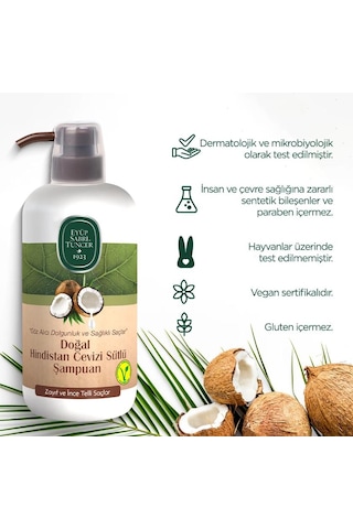 600 Ml Hindistan Cevizi Sütlü Şampuan X 3 Ve Rosıe Hediyeli Tüm Saçlar