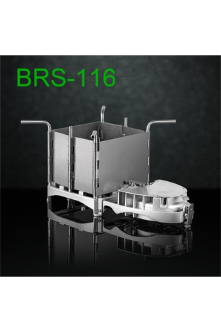 Açık Hava Kamp Odun Sobası Brs-116 Gümüş