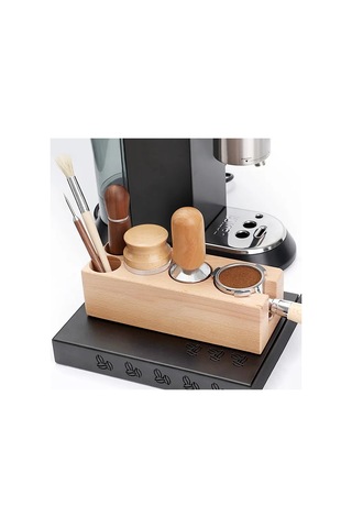 Vosco Ahşap Tamper Ve Sıkıştırma Standı - 5 Gözlü Vts-2