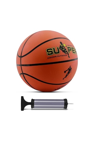 Cansport İç ve Dış Mekan Basketbol Topu 7 Numara Turuncu + Pompa