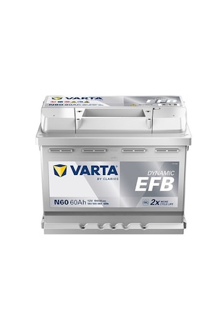 Varta N60 12v 60 Ah 640a Dynamıc Slı Start-stop Efb Akü Üretim Yılı: 2026