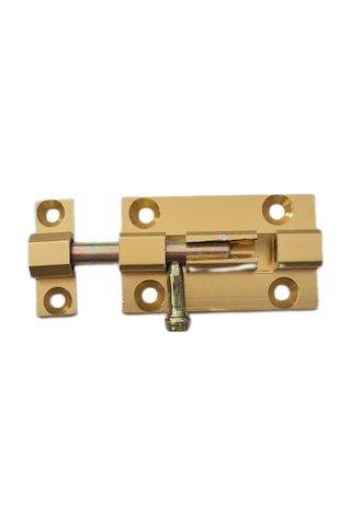 Alüminyum Sarı Mavzer Sürgü 5 Cm / 30 Mm 10 Adet
