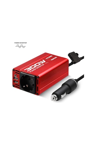 Kobb Kbn300 12v/220v 300watt Modifiye Sinüs Dönüştürücü İnvertör Fr Kbn300