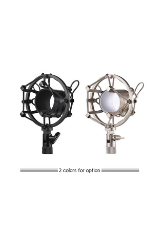 Didadodo Springsun Pro Metal Mikrofon Şok Tutucu - 43-46mm, Titreşim Önleyici Yayın/kayıt İçin
