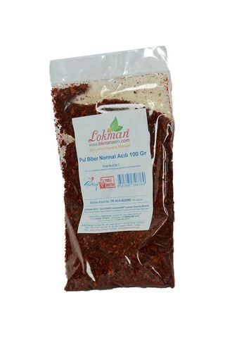 Pul Biber Normal Acılı 100 Gr Paket Doğal