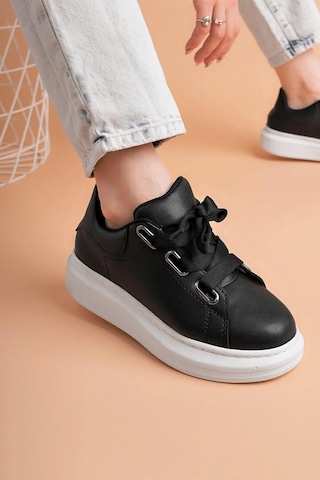 Luis A Costa Lc105 Siyah Cilt Beyaz Taban Kadın Sneaker Renkli