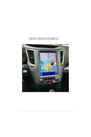 Snp Serisi Subaru Legacy 2010 - 2012 Ve Outback 2010 - 2014 Uyumlu 9.7 İnç Tesla Ekran 6-128gb Hafıza Multimedya Sistemi Ve Geri Görüş Kamerası 9.7''