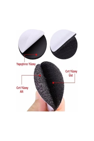 10 Adet Halı Kilim Minder Nevresim Örtü Kaydırmaz Cırt Bant Seti