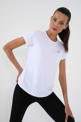 Tommy Life Beyaz Basic Kısa Kol Standart Kalıp O Yaka Kadın T-shirt - 97144 Beyaz