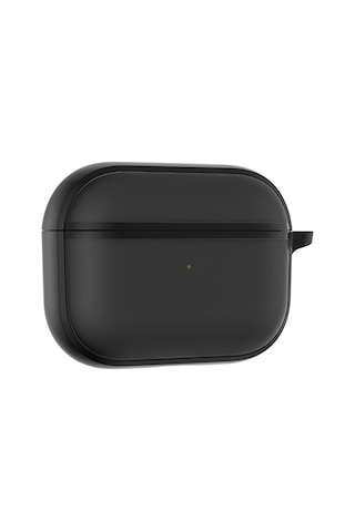 Apple Uyumlu AirPods Pro 3 Kılıf Benks Mist Protective Sert Pürüzsüz Kılıf Siyah Siyah