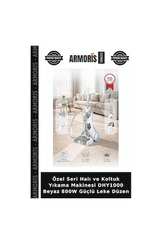 Özel Seri Halı Ve Koltuk Yıkama Makinesi Dhy1000 Beyaz 800w Güçlü Leke Düzen