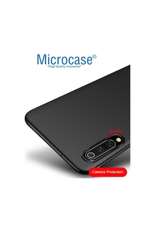 Microcase Meizu 16Xs Elektrocase Serisi Silikon Kilif - Siyah 383214486