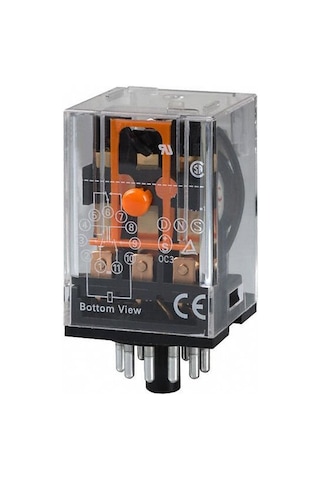 Momentum Röle 3 Kontak 11 Pin 10A Bobin:12VDC MRL-63006