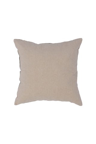 Yargıcı Çiçek Desenli Keten Pamuk Kare Yastık 50x50 Cm 26knht1013c St