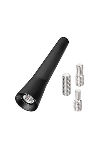 Yifomall 6.5cm Araba Anteni, Su Geçirmez Pas Koruyucu, Fm/dab Alıcı, Üç Adet Uyumlu Vida, Tüm Araçlar İçin Mini Anten