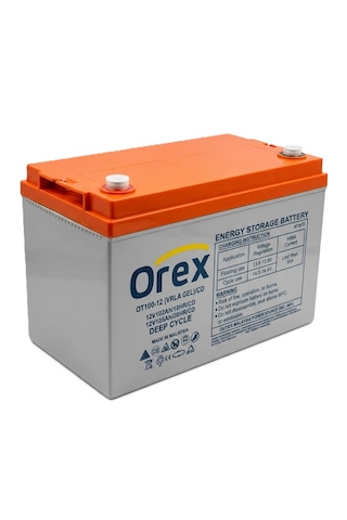 Outdo Orex 12v 105ah 20hr Vrla Deep Cycle Jel Akü Huawei Üretimi