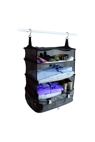 Dinosaurs Seyahat Bagaj Organizatör Taşınabilir Seyahat Rafları Çanta Bavul Ambalaj Kare Katlanabilir Askılı Dolap Saklama Çantası Altın