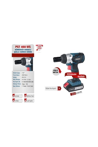 Pst 460 Ws 20 V Şarjlı Somun Sökme Proter