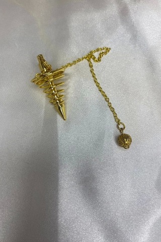 Pirinç Pandül Sarkaç Metal Sipral Çok Renkli