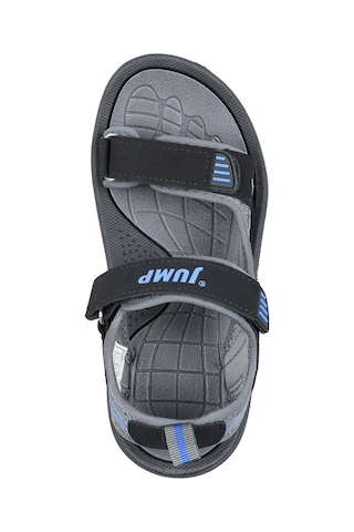 Jump 30068 Siyah - Mavi Erkek Çocuk Cırtlı Günlük Sandalet 001