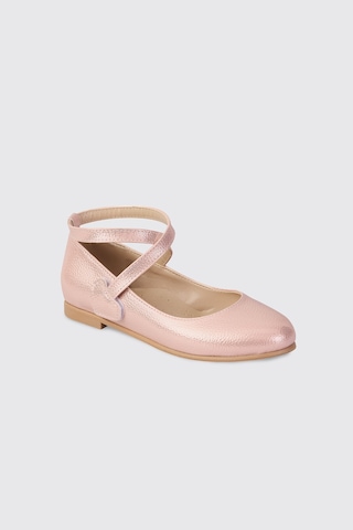 Panço Kız Çocuk Pembe Babet 2612gk10019
