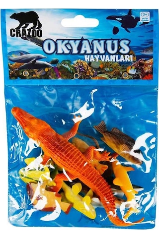 Okyanus Hayvanları Poşetli Hayvan Oyun Seti
