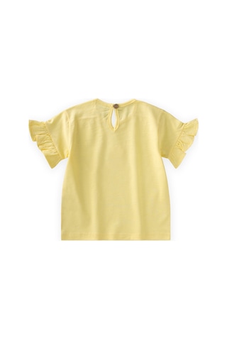 Cigit Aplikeli T-shirt 2-8 Yaş Sarı