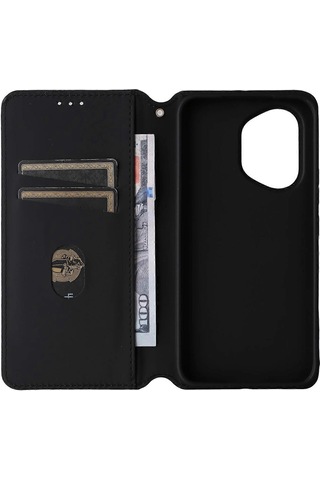 Honor 400 Kılıf Cüzdan Eşkenar Dörtgen Baskılı Deri Telefon Kılıfı Çok Renkli