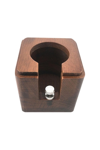 Homyl Kahve Sabotajı Tutucu Kapaklı Sıkıştırma İstasyonu Ahşap