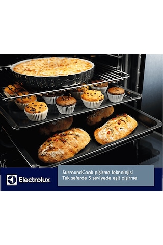Electrolux EOA5220FOV 72 L Rustik Cam Ankastre Fırın