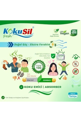 Ayakkabılık, Gardırop, Kiler Koku Giderici Ve Koku Emici