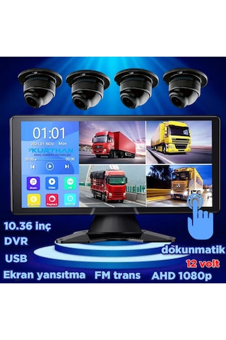 Dvr Dokunmatik Video Müzik 4 Ad 1080p Ahd 150'' Ultra Mini Kamera