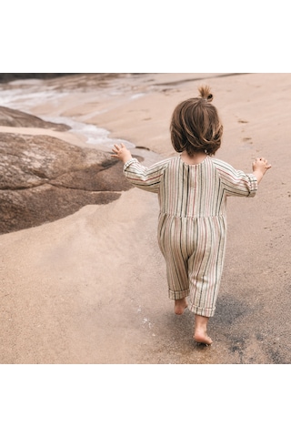 Bebe Çocuk Oversize Tulum Kırmızı Melanj
