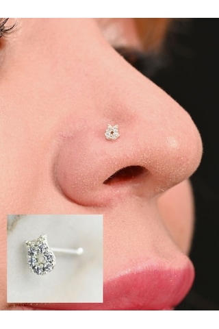 Lale Figür Zirkon Taşlı 925 Ayar Hızma-hızma37 Gümüş