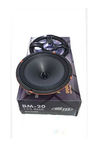 Boschmann Bm-20 Midrange 20cm 900 Watt 125 Rms 2 Adet