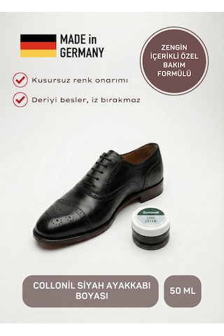 Collonil Tuna Siyah Ayakkabı Boyası 50 Ml - Made İn Germany - 7212 Diğer