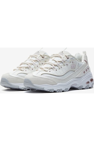 Skechers D'lites Kadın Sneakers - Beyaz 149267 WLV Beyaz