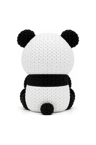 Sevimli Panda Dekoratif Figür Sert Plastik Mini Panda Masaüstü Süsü Ev Ve Ofis Dekoru