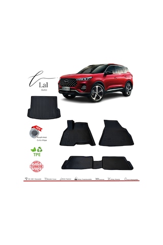 Chery Tiggo 7 Pro 3D Havuzlu Paspas Bagaj Havuzu Seti 2020-2025 Uyumlu