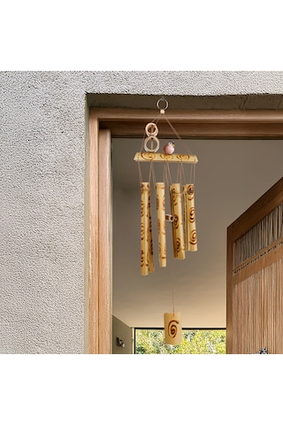 Garden With Ware Bambu Rüzgar Zili - 60 Cm