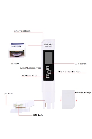 Ph Metre Ve Tds & Ec Metre 1 X Tds Meter+ 1x Ph Meter