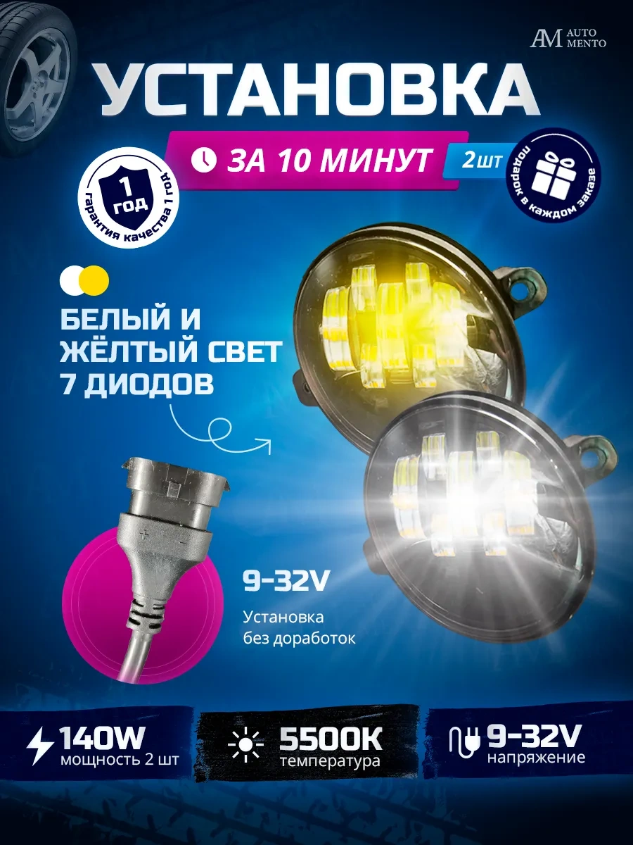 Automento Led Sis Farları Kalina Granta 441905643