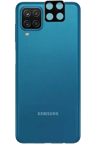Galaxy A12 Zore 3D Kamera Camı Siyah (496855772)